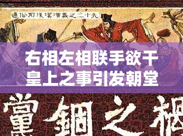 右相左相联手欲干皇上之事引发朝堂风云变幻