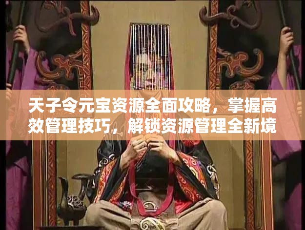 天子令元宝资源全面攻略，掌握高效管理技巧，解锁资源管理全新境界