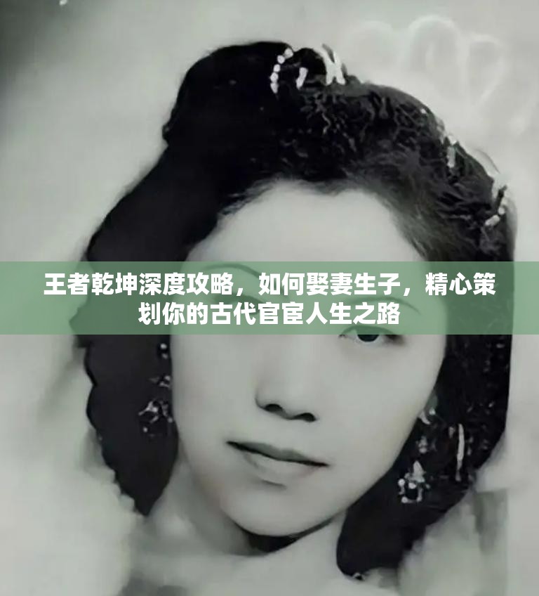 王者乾坤深度攻略，如何娶妻生子，精心策划你的古代官宦人生之路