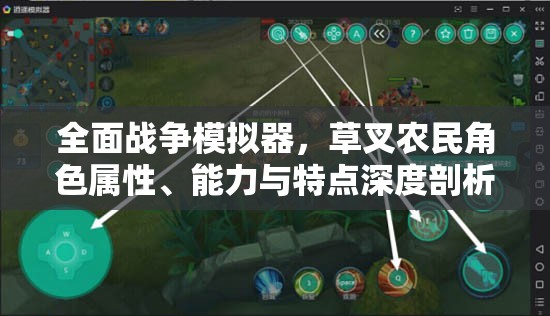 全面战争模拟器，草叉农民角色属性、能力与特点深度剖析