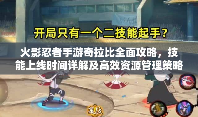 火影忍者手游奇拉比全面攻略，技能上线时间详解及高效资源管理策略