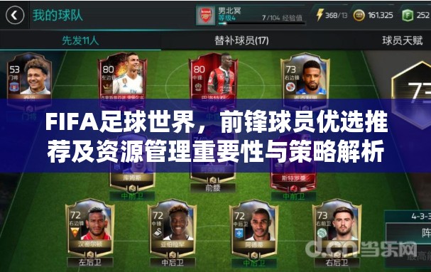 FIFA足球世界，前锋球员优选推荐及资源管理重要性与策略解析