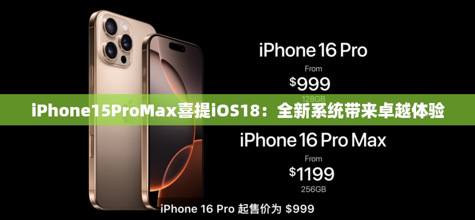 iPhone15ProMax喜提iOS18：全新系统带来卓越体验