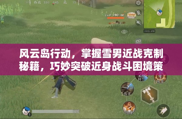 风云岛行动，掌握雪男近战克制秘籍，巧妙突破近身战斗困境策略