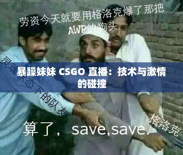 暴躁妹妹 CSGO 直播：技术与激情的碰撞