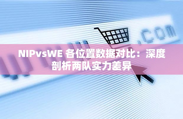 NIPvsWE 各位置数据对比：深度剖析两队实力差异