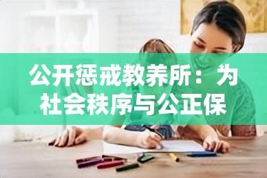 公开惩戒教养所：为社会秩序与公正保驾护航