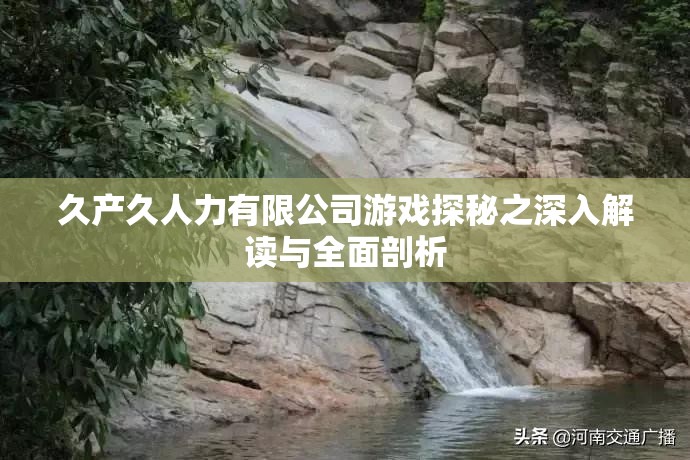久产久人力有限公司游戏探秘之深入解读与全面剖析