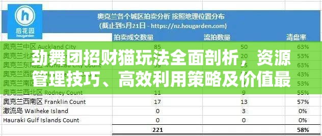 劲舞团招财猫玩法全面剖析，资源管理技巧、高效利用策略及价值最大化指南