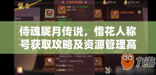 侍魂胧月传说，惜花人称号获取攻略及资源管理高效利用价值最大化策略