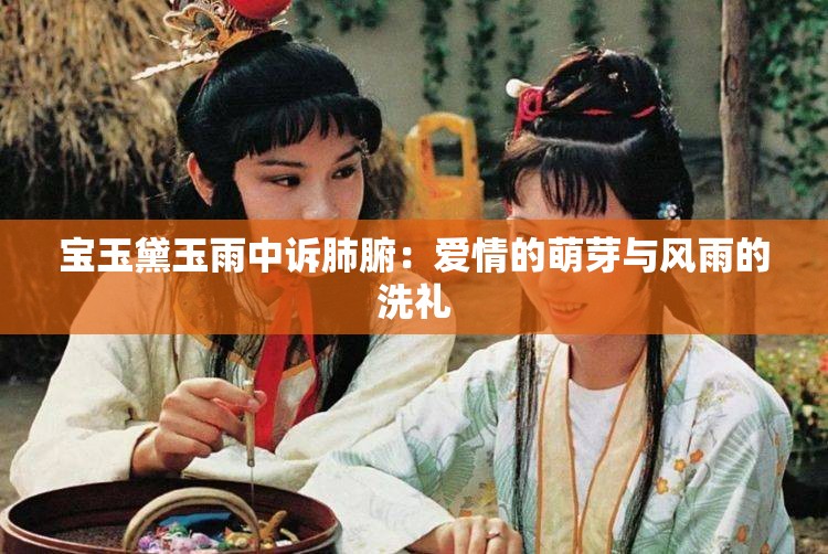 宝玉黛玉雨中诉肺腑：爱情的萌芽与风雨的洗礼