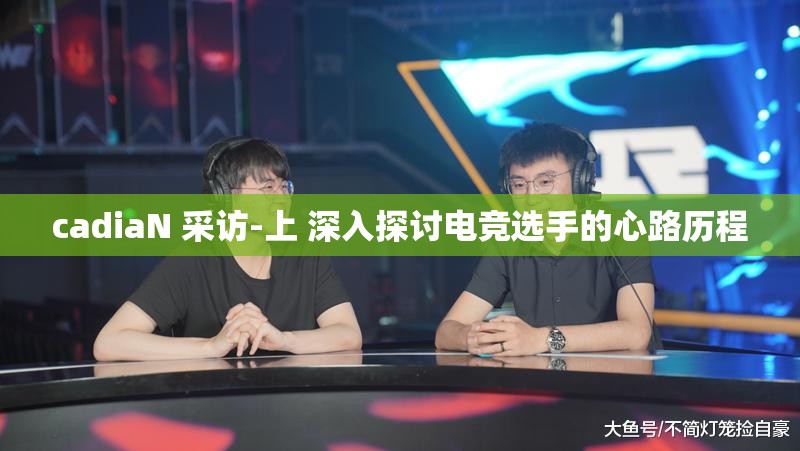 cadiaN 采访-上 深入探讨电竞选手的心路历程