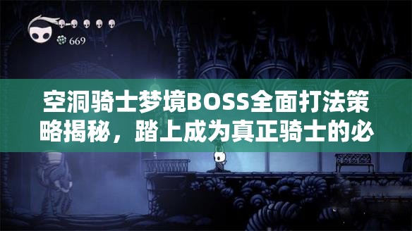 空洞骑士梦境BOSS全面打法策略揭秘，踏上成为真正骑士的必经之路
