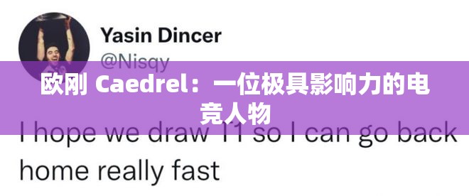 欧刚 Caedrel：一位极具影响力的电竞人物