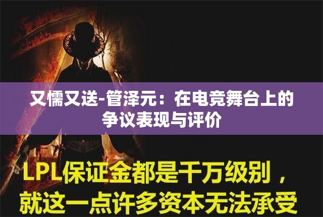 又懦又送-管泽元：在电竞舞台上的争议表现与评价