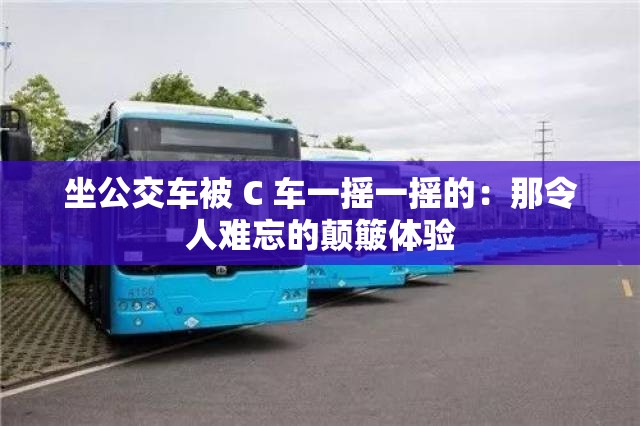 坐公交车被 C 车一摇一摇的：那令人难忘的颠簸体验