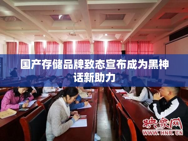 国产存储品牌致态宣布成为黑神话新助力