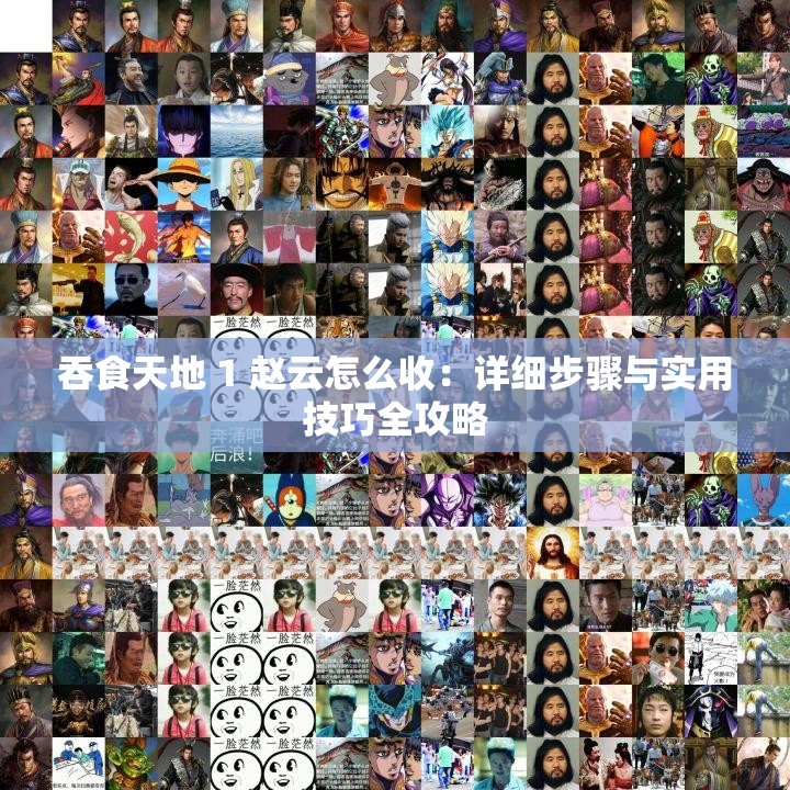 吞食天地 1 赵云怎么收：详细步骤与实用技巧全攻略