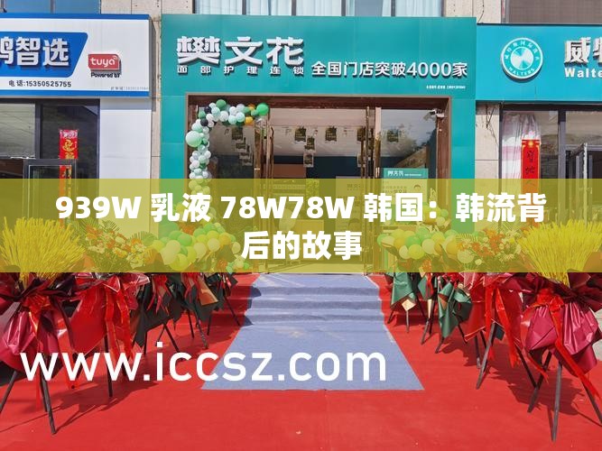 939W 乳液 78W78W 韩国：韩流背后的故事