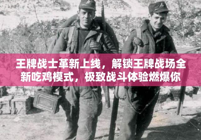 王牌战士革新上线，解锁王牌战场全新吃鸡模式，极致战斗体验燃爆你的激情！