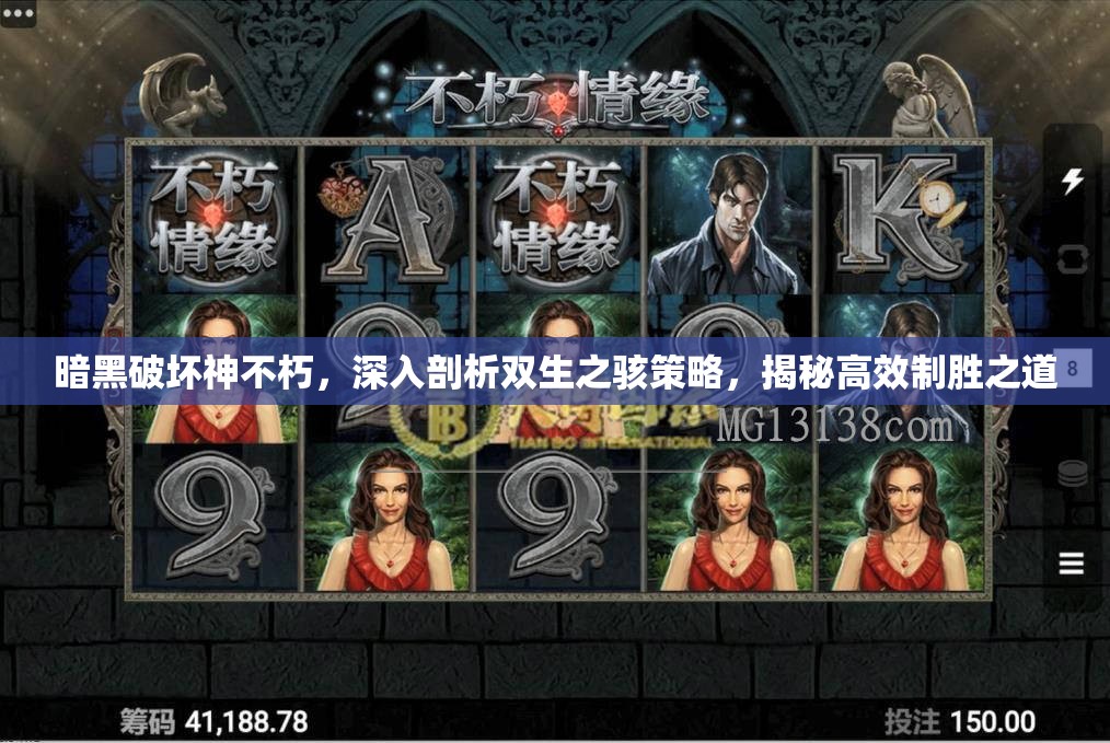 暗黑破坏神不朽，深入剖析双生之骇策略，揭秘高效制胜之道