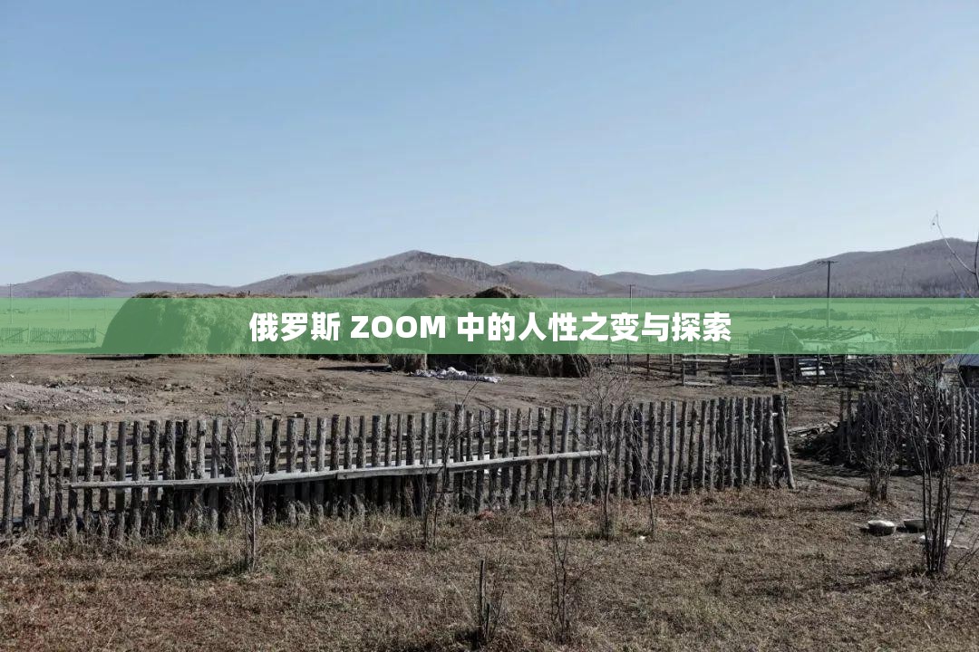 俄罗斯 ZOOM 中的人性之变与探索