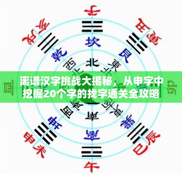 离谱汉字挑战大揭秘，从申字中挖掘20个字的找字通关全攻略