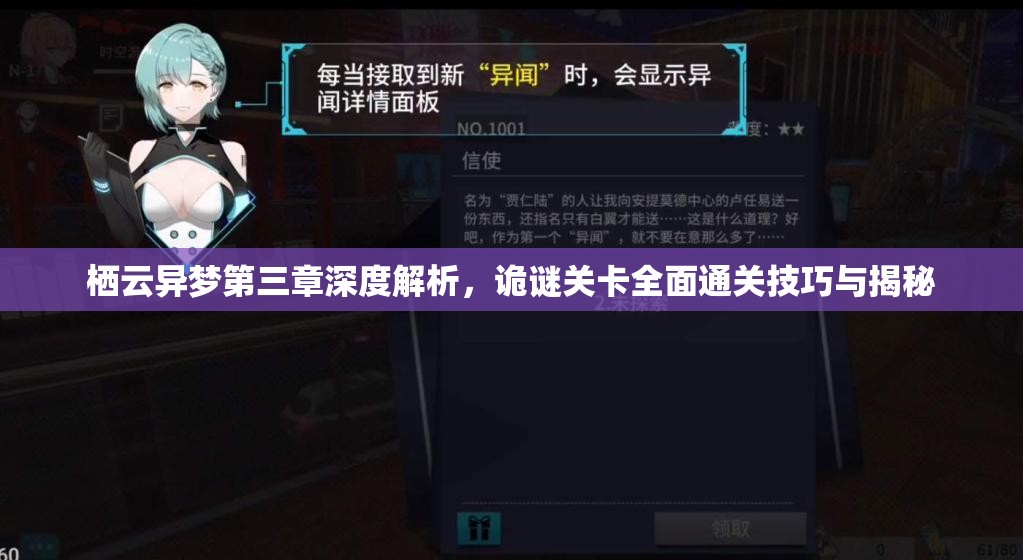 栖云异梦第三章深度解析，诡谜关卡全面通关技巧与揭秘