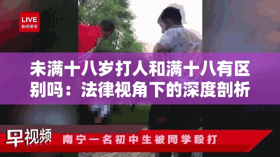 未满十八岁打人和满十八有区别吗：法律视角下的深度剖析