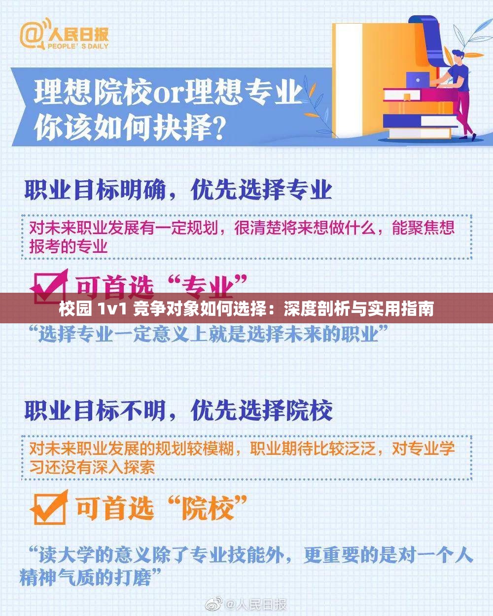 校园 1v1 竞争对象如何选择：深度剖析与实用指南