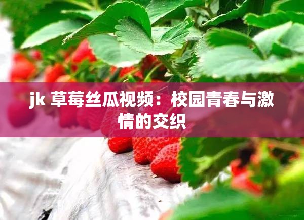 jk 草莓丝瓜视频：校园青春与激情的交织