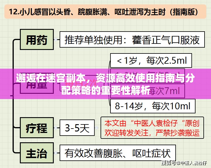 邂逅在迷宫副本，资源高效使用指南与分配策略的重要性解析