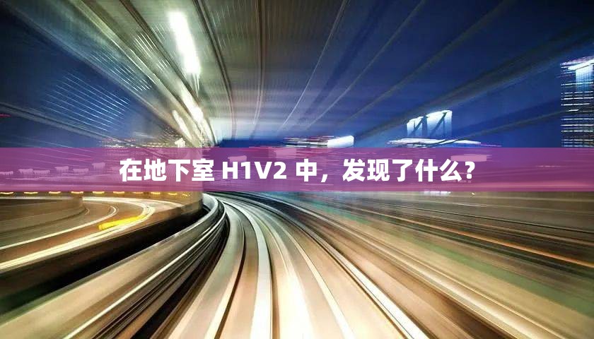 在地下室 H1V2 中，发现了什么？