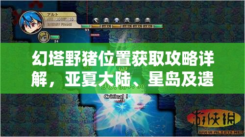 幻塔野猪位置获取攻略详解，亚夏大陆、星岛及遗迹a-01对岸分布位置