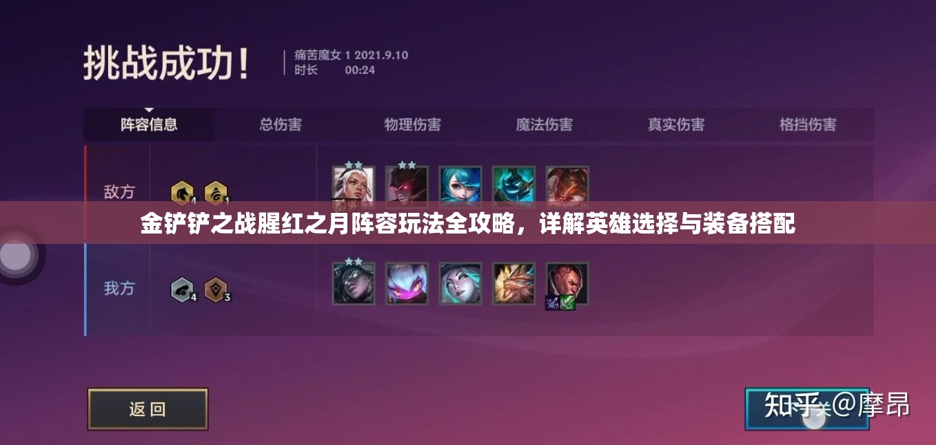 金铲铲之战腥红之月阵容玩法全攻略，详解英雄选择与装备搭配