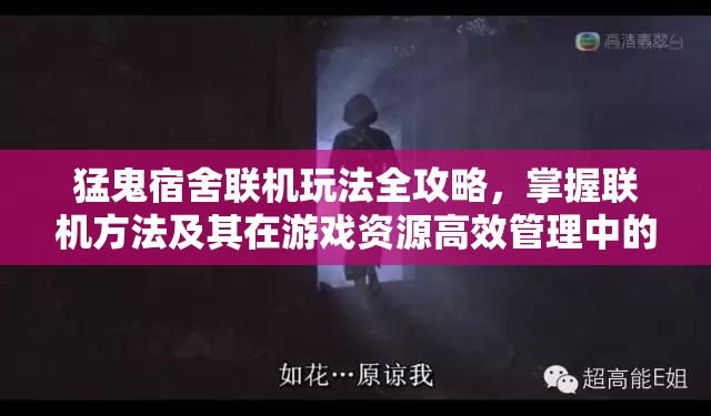 猛鬼宿舍联机玩法全攻略，掌握联机方法及其在游戏资源高效管理中的重要性