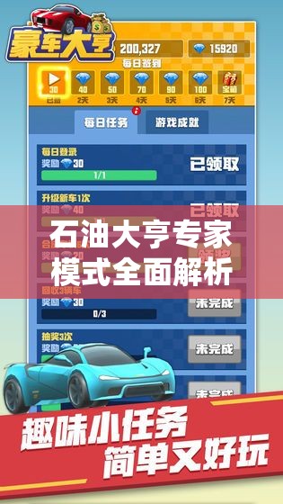 石油大亨专家模式全面解析，深度攻略与高效通关秘籍大揭秘