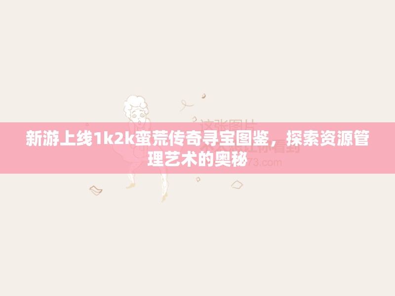 新游上线1k2k蛮荒传奇寻宝图鉴，探索资源管理艺术的奥秘