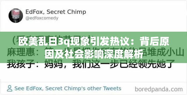 欧美乱日3q现象引发热议：背后原因及社会影响深度解析