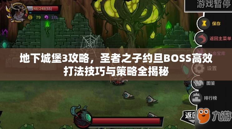 地下城堡3攻略，圣者之子约旦BOSS高效打法技巧与策略全揭秘
