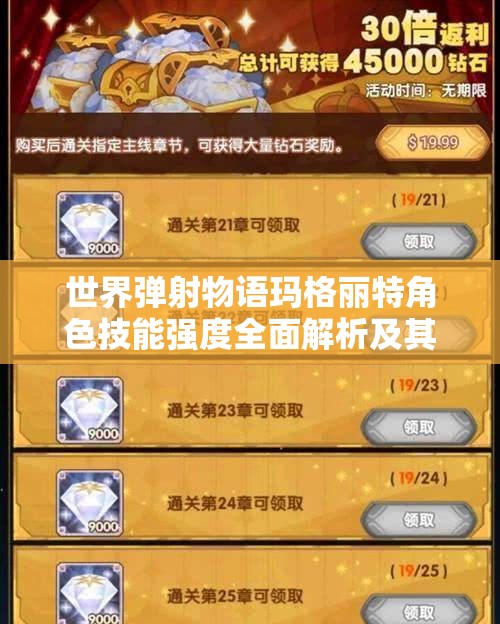 世界弹射物语玛格丽特角色技能强度全面解析及其在队伍资源管理中的重要性