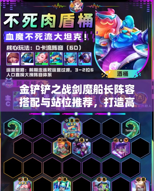 金铲铲之战剑魔船长阵容搭配与站位推荐，打造高效战斗全攻略