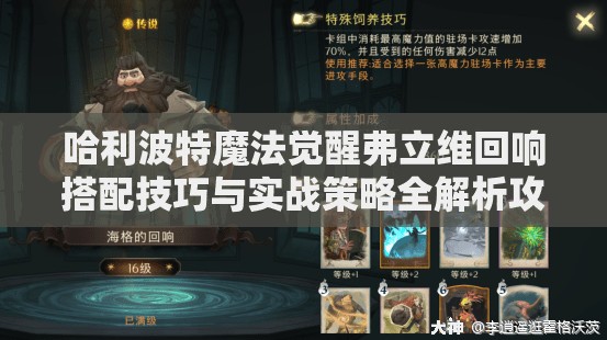 哈利波特魔法觉醒弗立维回响搭配技巧与实战策略全解析攻略