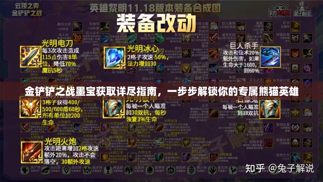 金铲铲之战墨宝获取详尽指南，一步步解锁你的专属熊猫英雄