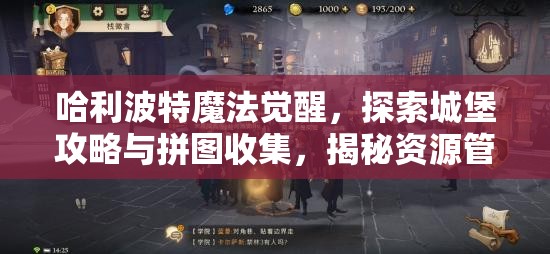 哈利波特魔法觉醒，探索城堡攻略与拼图收集，揭秘资源管理的高级艺术