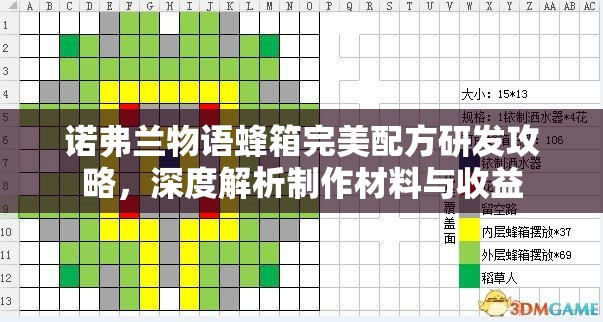 诺弗兰物语蜂箱完美配方研发攻略，深度解析制作材料与收益