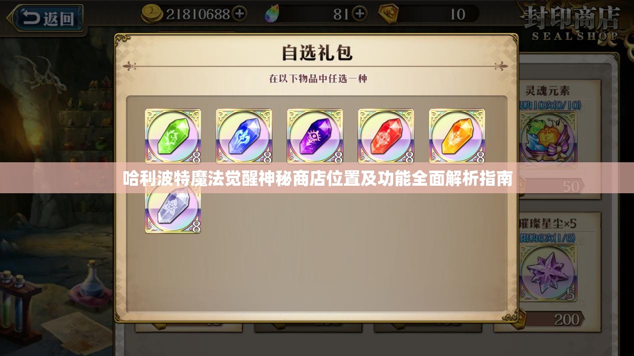 哈利波特魔法觉醒神秘商店位置及功能全面解析指南