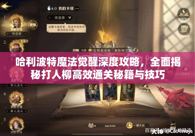 哈利波特魔法觉醒深度攻略，全面揭秘打人柳高效通关秘籍与技巧
