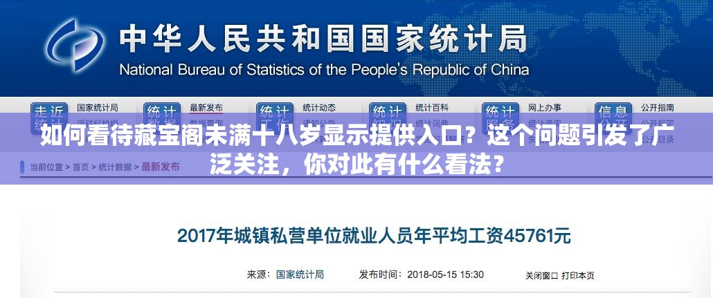 如何看待藏宝阁未满十八岁显示提供入口？这个问题引发了广泛关注，你对此有什么看法？