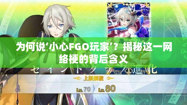 为何说‘小心FGO玩家’？揭秘这一网络梗的背后含义